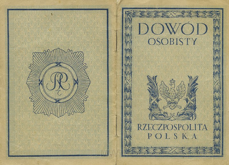 KKE 5272-1.jpg - Dok. Dowód osobisty Marianny Katkowskiej (ur. 4 III 1898 r. w Taboryszkach) – córka Antoniego i Anieli, Oszmiana, 14 XI 1924 r.